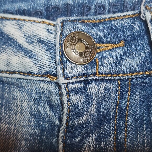 Rue21 Premium Supreme Flex Destroyed Skinny Cotton Span Jeans Mens Size 26/30 - Picture 6 of 16